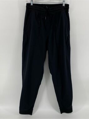 Men's Black Athletic Jogger Pants with Drawstring Waist